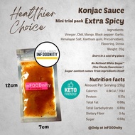 [KETO DIET] Konjac Cooking Instant Sauce I Shirataki Rice Noodles Keto Diet Low Carb Sugar Free Eat 