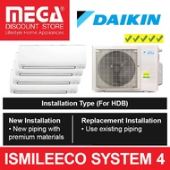 DAIKIN ISMILEECO SYSTEM 4 AIRCON (5 Ticks) & FREE INSTALLATION