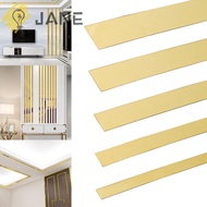 JANE Mirror Wall Moulding Trim, Stainless Steel 5M Mirror Wall Sticker,  Gold Self-adhesive Wall Strip Sticker Living Room Decor