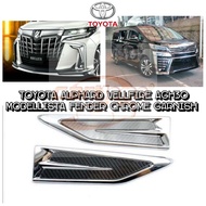 Toyota Alphard Vellfire AGH30 Accessories 2015-2019 Modellista Fender chrome garnish ganish