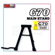 MAIN STAND C70 BLACK CHROME DOUBLE STAND C70 TONGKAT TENGAH C70 HONDA