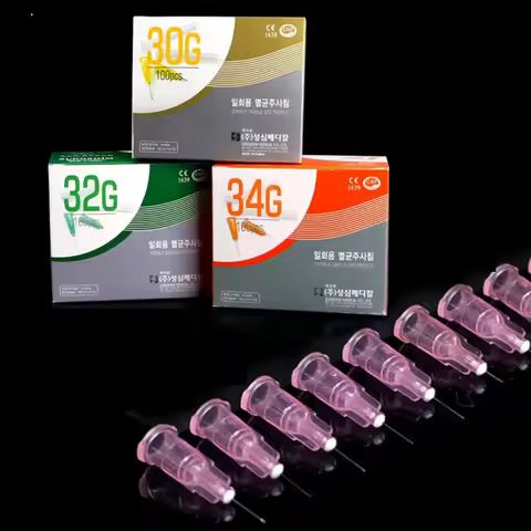 High quality 50-100pcs 30G 4MM 33G 4MM 29G 13MM painless small needle Korean style facial beauty nee