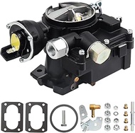Mercruiser 3.0 Carburetor, Black Marine Carb 2 Barrel for Rochester Mercruiser Carburetor 3.0L 2.5 4