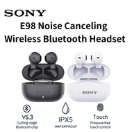 Sony E98 Noise Canceling Wireless Bluetooth EarphonesTouch Control Headset IPX5 Waterproof Sports Headphone with Microphone
