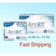 2 pieces ( box ) Maxvue Airsoft Monthly Silicone Hydrogel Clear Monthly Disposable Contact Lenses