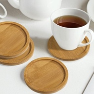 Bamboo coaster cup coaster Cup coaster/ Aesthetic Wooden coaster/