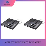 2X External DVD CD Writer Burner CD and DVD Player Type C/USB3.0 External DVD CD Drive for PC Laptop