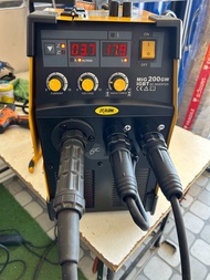 MIG 200GW RILON MIG/CO2 และ MMA (เชื่อมไฟฟ้า) ใช้ไฟบ้าน 220V กระแสไฟเชื่อม 50A/16.5V - 200A/24V สำหร