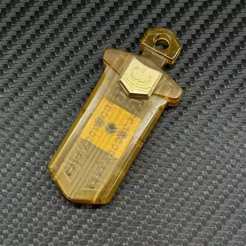 Exquisite Amber Sword EDC Fidget Slider PEI Fidget Toys Mechanical Push Haptic Slider Stress Relief 