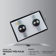 Polri PNS RANK PIN 2B BRIVET WING