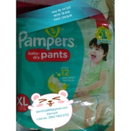 (Free Ongkir) Pampers Baby Dry Pants Xl Contents 13 29mei Only Rp 34,800