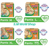 🔥Hot Buy🔥Crazy Price!! PETPET Pants Disposable Pampers Jimat E-Mega Pack M70/L60/XL52 (3 Packs)