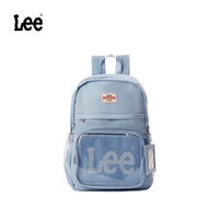 LEE กระเป๋าสะพายหลังกระเป๋าผ้ายีนส์สไตล์ LEE สำหรับผู้หญิงโรงเรียนวิทยาลัยนักเรียนถุง Ita แบบโปร่งใส