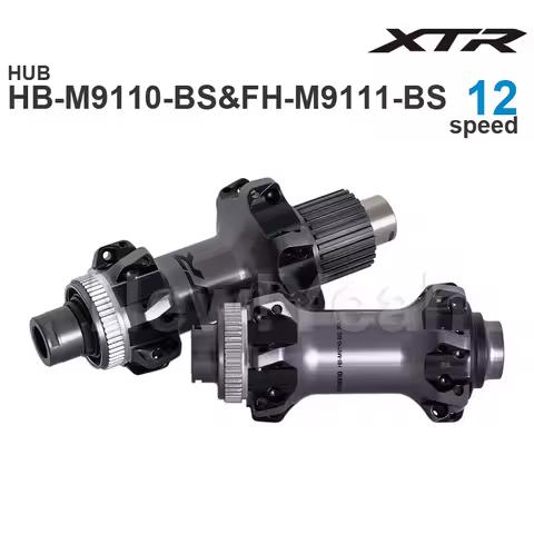 SHIMANO XTR M9100 HUB Front Hub HB-M9110-B HB-M9110-BS MICRO SPLINE Rear FREEHUB FH-M9111-B FH-M9111