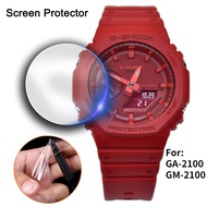 Watch Screen Protector for Casio GA 2100 GA2110 Sport Watch Protective Soft Film for GA2100 GM2100 A