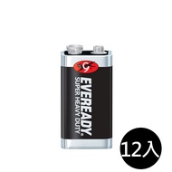 [特價]【永備EVEREADY】1222SW1黑金鋼 碳鋅電池9V 12入盒裝