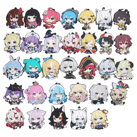 HOLOLIVE Anime Minato Aqua Houshou Marine Ōokami Mio Nekomata Okayu Ōzora Subaru Nakiri Ayame Rubber