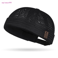 Unisex Mesh Beanies Hat Docker Hat Brimless Cap Sailor Hat Docker Skull Cap Streetwear Docker Cap Sk