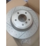 BMW E90 E91 E92 E93 GENUINE BREMBO REAR CROSS DRILLED & SLOTTED BRAKE DISC ROTOR BMW PERFORMANCE 324