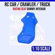 RC Car Seat Racing Blue Coloured 1/10 Scale 1:10 Crawler Trucks Drift Motor Boat Size Drift Convert 