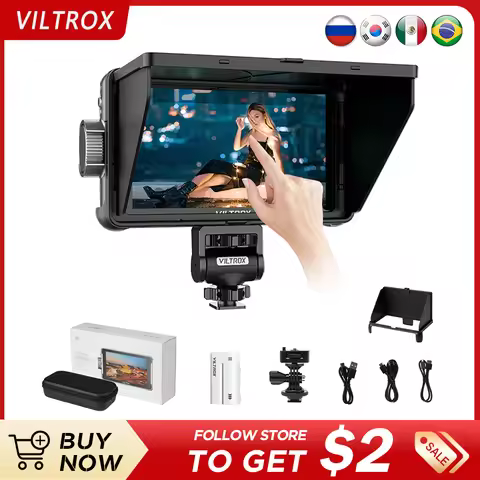 VILTROX DC-550 Pro 5.5 Inch Profissional Camera Studio Monitors 4K HDMI Touch Screen Field 3D LUT Di