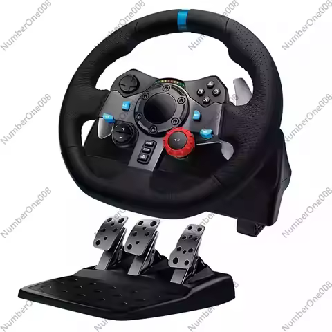 G29/G923 Racing Simulator Steering Wheel Dual Motor Force Feedback For PC PS4 PS5 Gaming Wheel
