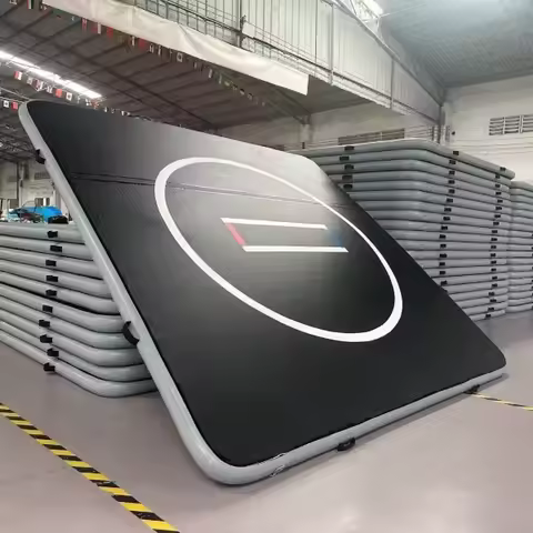 10x10ft Inflatable Wrestling Mat, Portable PVC Tapis de Lutte Gonflable Mat for Jiu Jitsu, Martial A