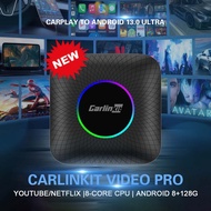 CarlinKit Tbox-Ambient Android 13 Car TV Box Wireless Apple CarPlay Android Auto 8-Core QCM6225 (4GB+64GB / 8GB+128GB)