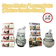 13CM/14.5CM/16CM/17.5CM/19CM RAYACO LESUNG BATU / KITCHEN STONE MORTAR AND PESTLE