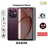ANTI GORES KACA UNTUK OPPO A3 / A3X CERAMIC MATTE TEMPERED GLASS PRIVASI SPY PELINDUNG LAYAR
