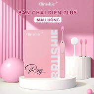 [GIỜ VÀNG GIẢM SHOCK] Bàn chải điện Brushie Plus tích hợp đầu rửa mặt hỗ trợ làm sạch hiệu quả [ BẢO