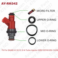 10 set Kit Servis Pembaikan Penyuntik Bahan Api Untuk 0280155749 852-12206 Untuk Kereta turbo SAAB 9