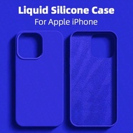 1pc Luxury Liquid Silicone Phone Case Compatible With Apple I Phone17 16 11 13 12 14 15 Pro Max Case