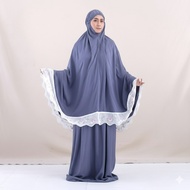 ZANORA - Adult Daily Prayer Robe Florida series | Luxury embroidered floral motif with cruti lace |S