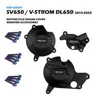 GB Racing SV650 V-STROM DL650 Motorcycles Engine cover Protection Case For SUZUKI SV DL 650 2015-202