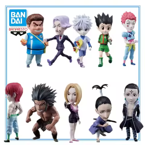 In Stock Original BANDAI Banpresto HUNTER HUNTER GON·FREECSS Killua Zoldyck Hisoka WCF Anime Charact