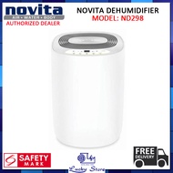 (Bulky) NOVITA ND298 DEHUMIDIFIER WITH IONIZER, 3 YEARS WARRANTY, FREE DELIVERY, 12L PER DAY