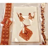 Beautiful Pink Gold Jewellery Set