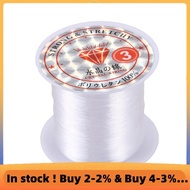 Jewelry Beading Thread 0.3mm Dia. Clear Nylon Fishing Line Spool 17 Lbs
