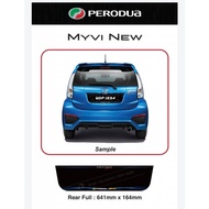 ✅Ready stock✅ Perodua Myvi New Acrylic Kereta Plat Nombor  Papan belakang penuh perodua Myvi  NEW lo