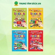 Book - Sticker Flag Of The World - Flags Of Countries Around The World (4 odd books)