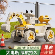 Children's Excavator Toy Car, Ride-On Toy Car for Boys and Girls, Electric Excavator, Ride-On Constr