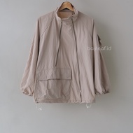 Bayleaf.id Owen Trip Jacket / Jaket Parasut Olahraga Wanita untuk Hiking & Traveling