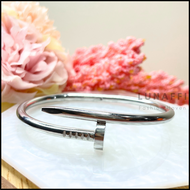 Nail Bangle Stainless Steel Gold &amp; Silver