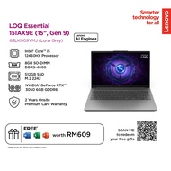 Lenovo Laptop LOQ AI GAMING 83LK009YMJ (I5-12450HX /12GB/512GB/RTX3050 6GB/15.6" FHD 144HZ/OFF HOME 