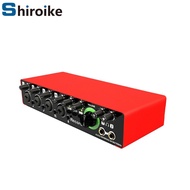 Dubbing Audio Microphone Recording Sound Card External4Audio Cross-Border Road Band Interface Dual C