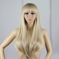 Blonde Wig with Blonde Bangs
