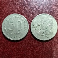 koin kuno Indonesia 50 rupiah