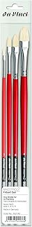 da Vinci Brushes 5521A2 5423 Maestro 2 Hog Bristle Filbert (Sizes 2,4,6,8) Artist Brush Set, Black 4