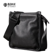 BJIAX Waterproof Portable Leather Man Sling Bag